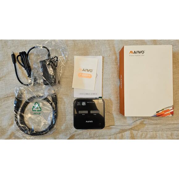 MAIWO Portable 2 Bay M.2 SATA SSD Dock Offline Duplicator - Picture 1 of 5